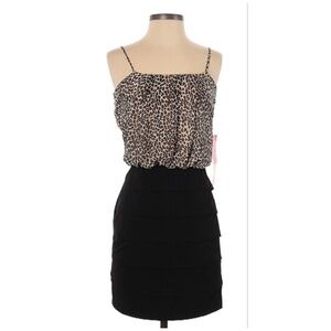 Animal Print Mini Dress Sleeveless